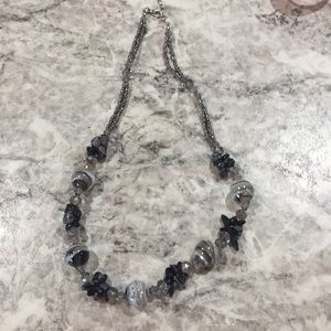 Beautiful Black and White Necklace